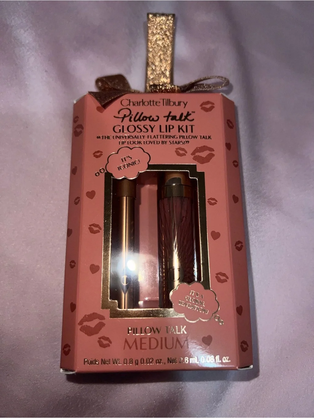Charlotte Tilbury Pillow Talk Medium Glossy Lip Kit – Pink